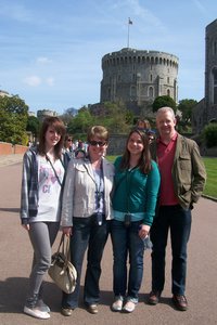 Katy, Sheila, Me, Barry - Windsor Castle