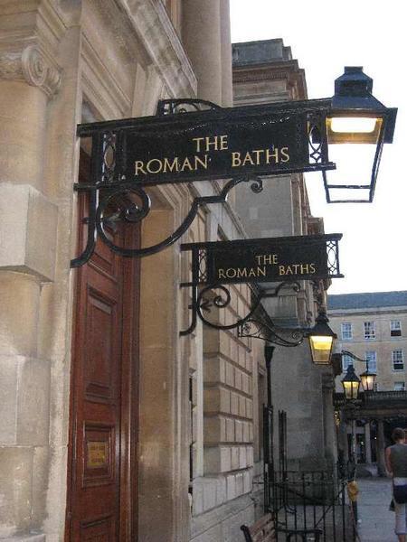 Entrance to the Roman Baths