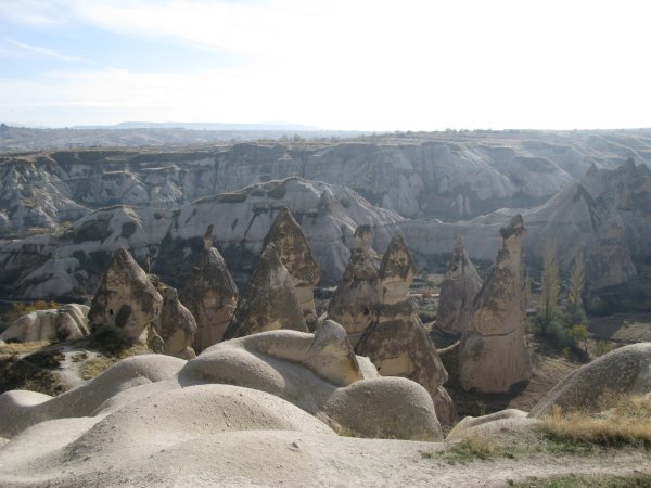Top view of Cappadocia