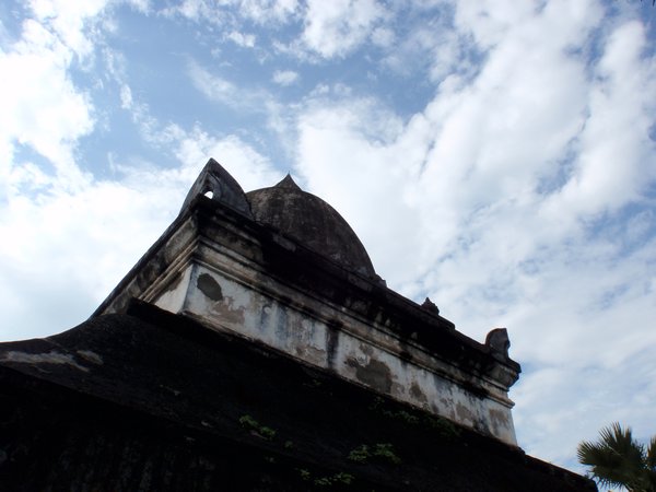 Black buddha stupa