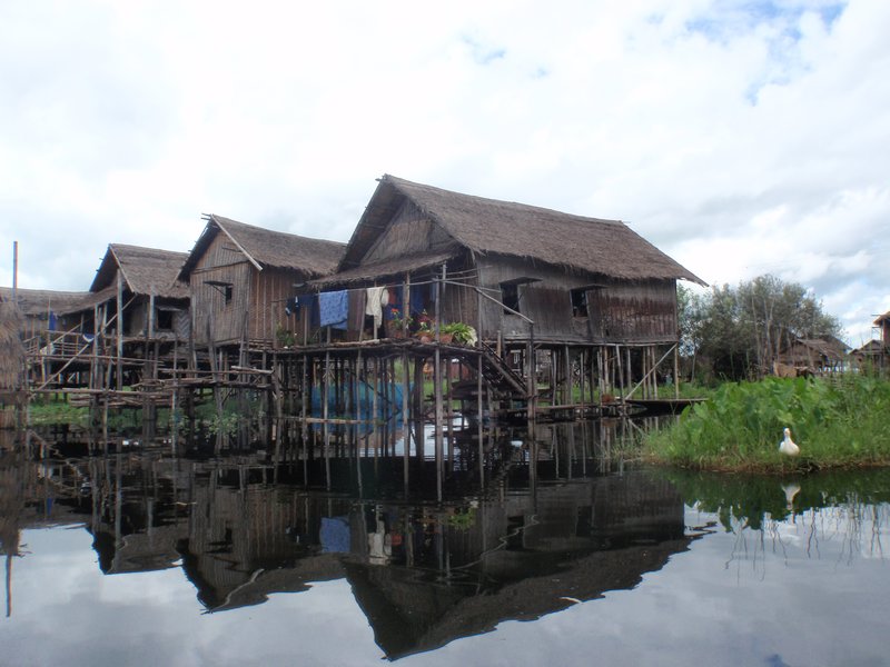 Village on the Inlay Lake