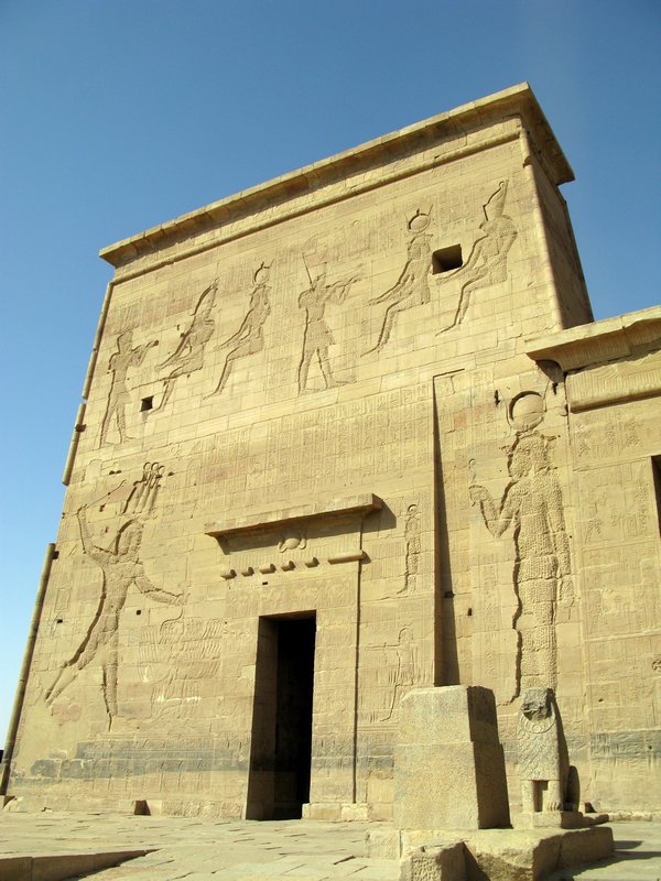 Entrance of Isis Temple