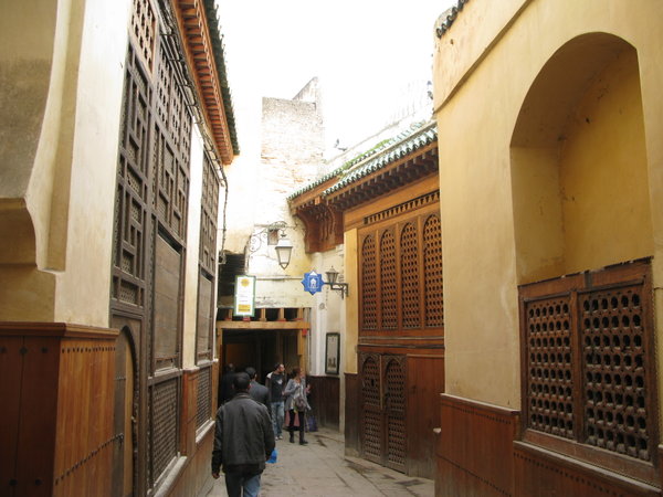 The alleyway of Fez