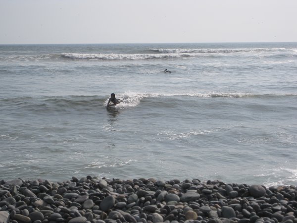 Surfers at Miraflores