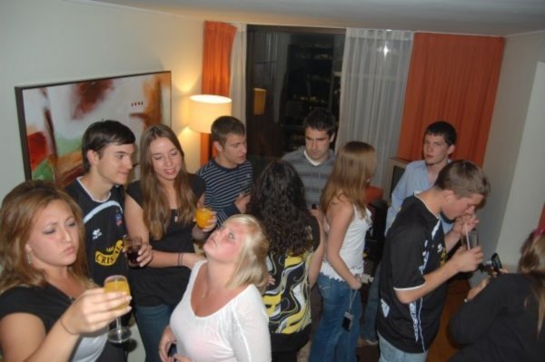 The party in our hotel