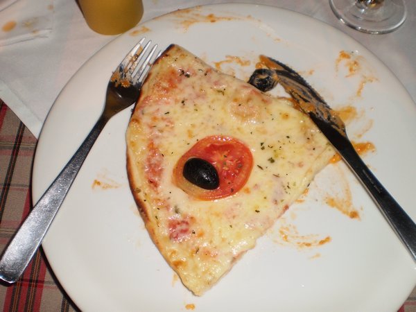 slice of mozzorella