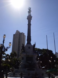 The centerpiece of the plaza