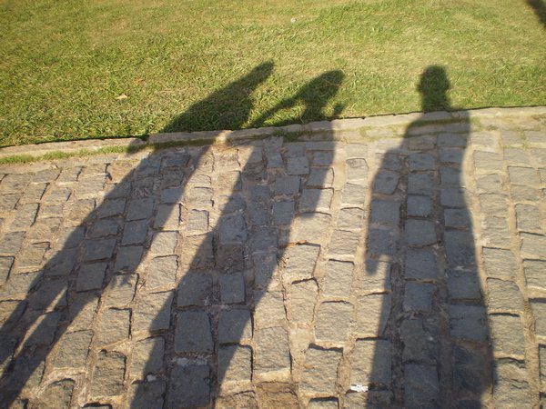 Three shadows..