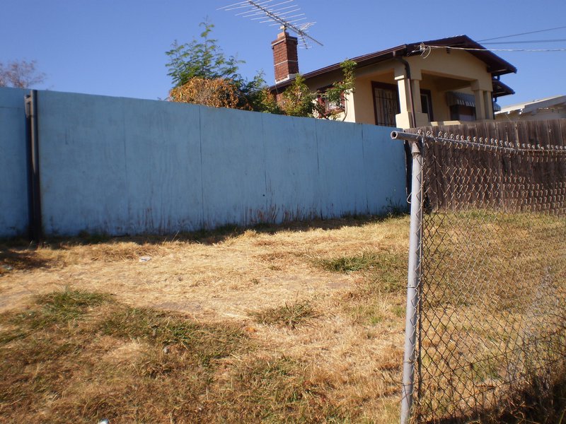 Blue fence