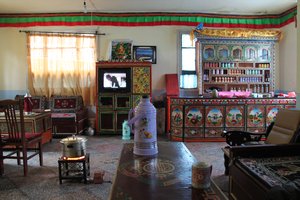 Typical Tibetan tea house