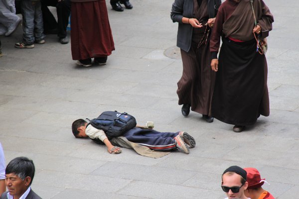 Prostrations at the Jokhang