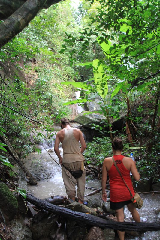 Matias and Sheryl in Jungle 