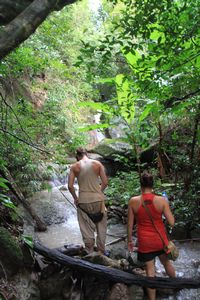 Matias and Sheryl in Jungle 