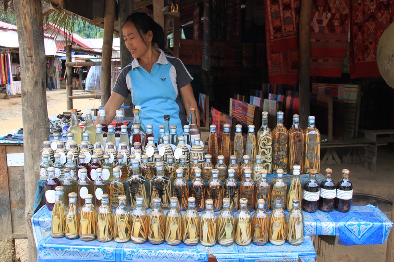 Lao Loa whisky and reptiles?