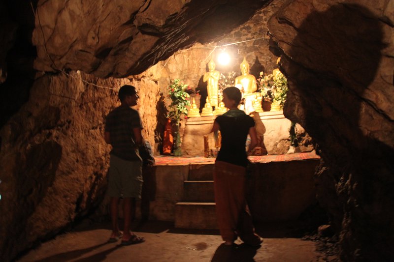 Cave temple in town