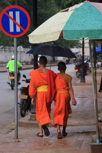 Monks in morning 