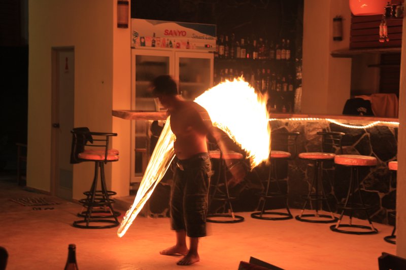 Mat in Oasis - Fire Show 