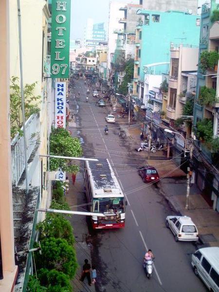 Saigon, view from balcony 2