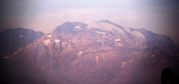 Cerro Plomo and glacier (5424 meters/17,356 ft)