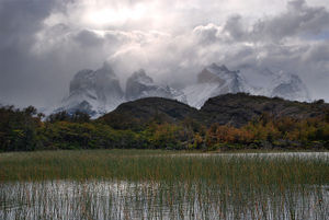 Cuernos del Paine Backdrop
