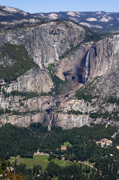 Yosemite Falls, top to bottom