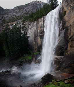 The mighty Vernal Falls