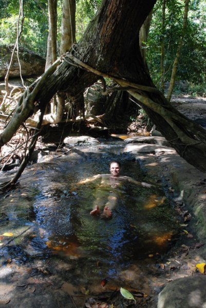 Bathing in the Sacred River of a Thousand Lingas!