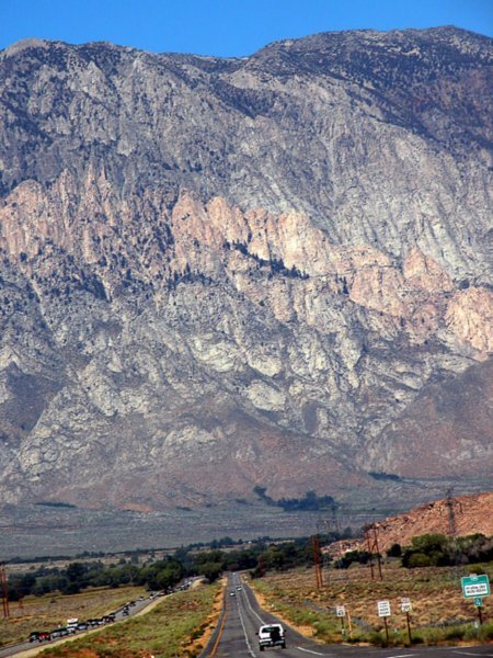 The Sierra's in the Owens Valley are steeper than you can imagine!