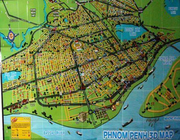 Map of Phnom Penh