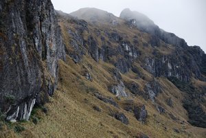 The 4000 meter cliffs of Las Cajas 