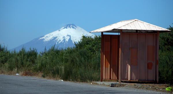 Bus Stop, Volcan Villarica