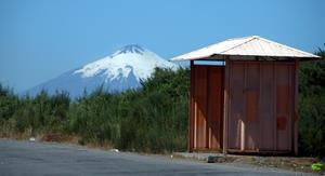 Bus Stop, Volcan Villarica