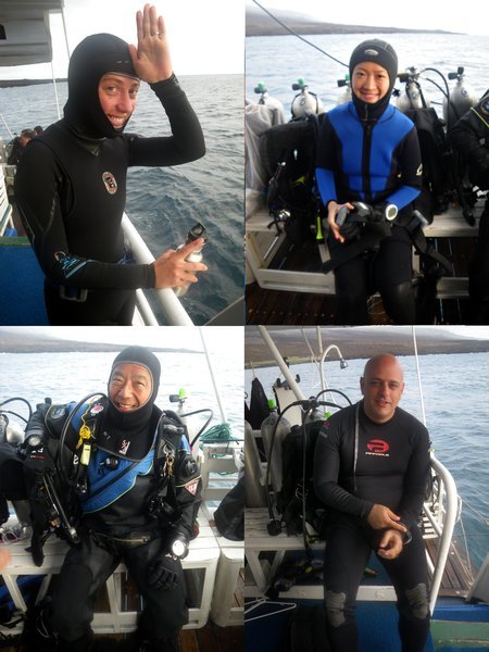 Happy Divers!  Kristina, Ling, Ray and Boaz