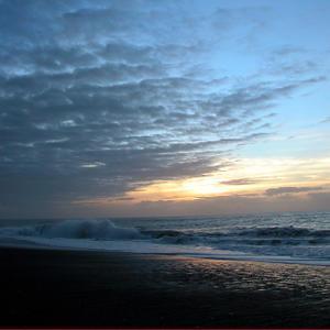 Sunset, Gillespies Beach