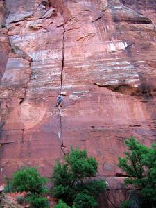 Climber, sandstone