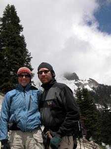 Brian and Karen with Alta Peak