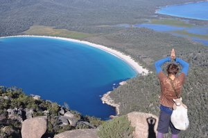View over Wineglass Bay