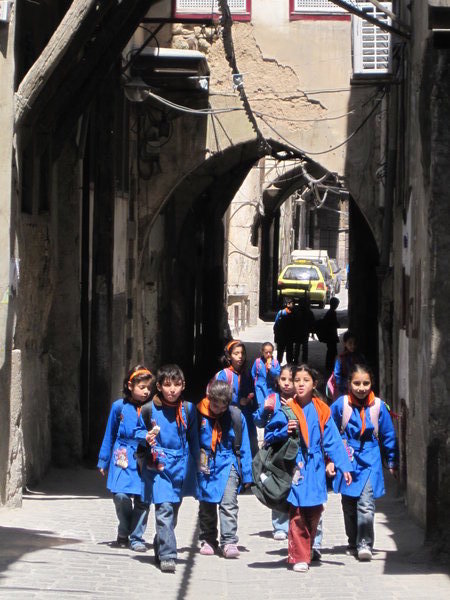 School in Damascus' Old City