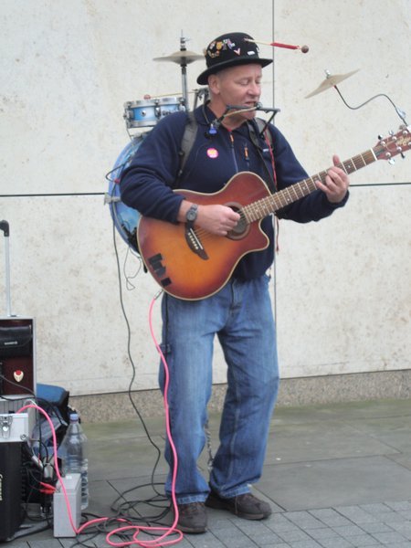 Street Performer in Manchester