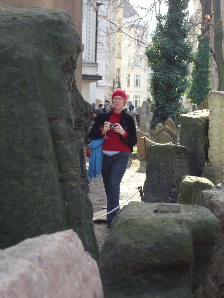 Anne in the Jewish Cemetery