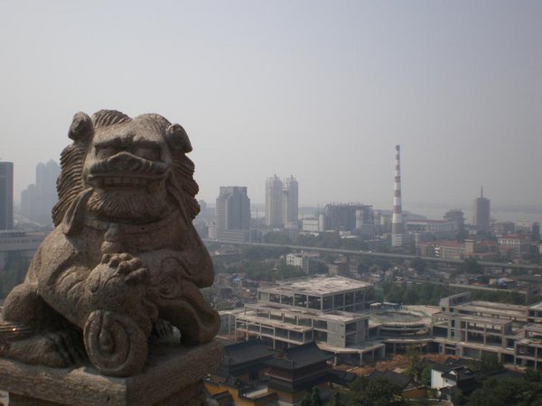 Blick auf Nanjing