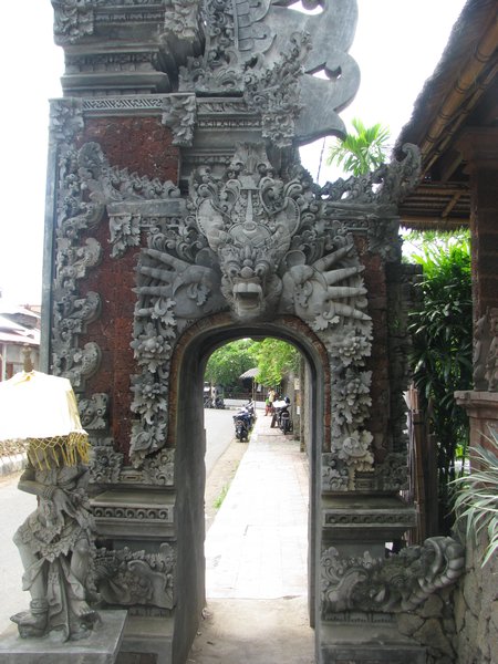 Bali style gate