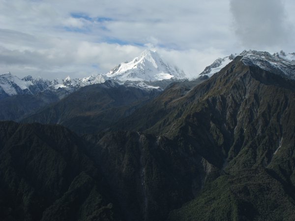 View of the southern alps