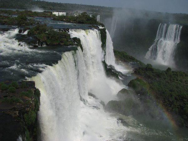 Falls from Brazil side
