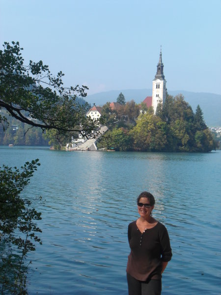 A at Lake Bled