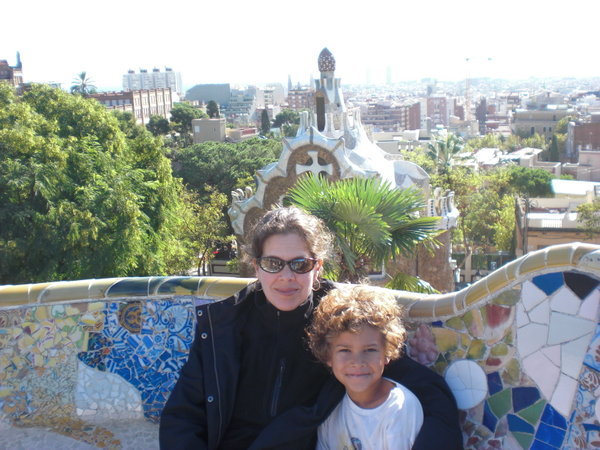 Gaby and me at Parc Guell