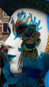 Peacock mask