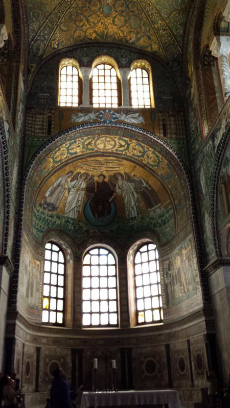 View of the mosaics