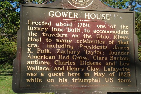 Historical Plaque on Gower House