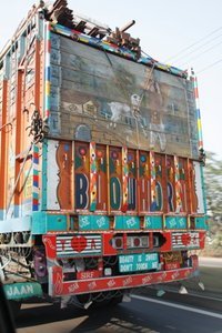 Decorative trucks in India